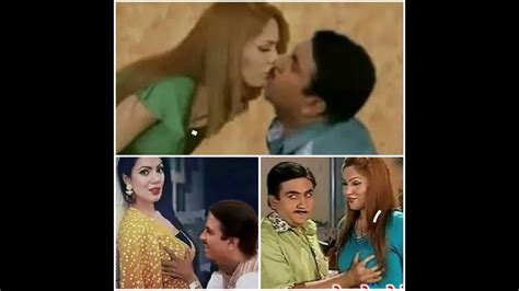 babita ji por|Babita Ji teasing boobs to Jethalal with seducing audio.